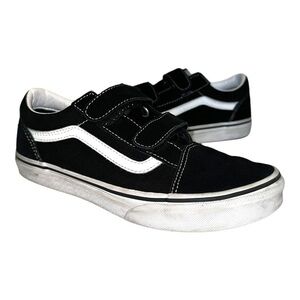 Vans Unisex Juniors Old Skool V Core Strap Shoes 5.5 Juniors Women